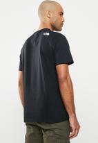 The North Face - Short sleeve mountain line tee - black