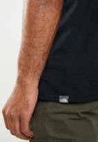 The North Face - Short sleeve mountain line tee - black