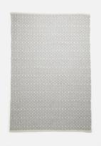 Sixth Floor - Shiloh cotton woven rug - grey
