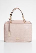 Miss Black - Adora snake combo handbag - pink
