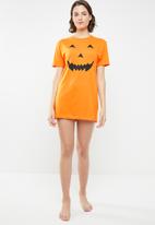 pumpkin t shirt dress