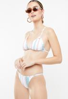 Roxy - Beach classics striped bikini bottom - multi