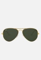 Ray-Ban - Aviator sunglasses - gold & grey green