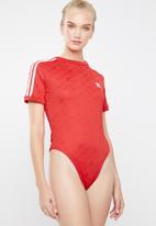 adidas Originals - Short sleeve bodysuit - red