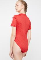adidas Originals - Short sleeve bodysuit - red