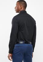 Pringle of Scotland - Mcneill long sleeve styled shirt - black