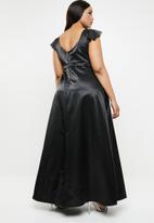 AMANDA LAIRD CHERRY - Plus size viola maxi dress - black