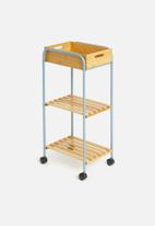 Storage Solutions - Bamboo trolley - natural