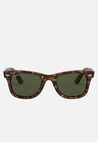 Ray-Ban - Wayfarer sunglasses 50mm - brown & green 