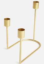 SF Collection - Trig candle stand - gold