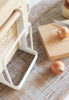 Yamazaki - Tosca cutting board stand - white