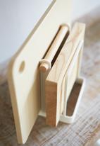 Yamazaki - Tosca cutting board stand - white