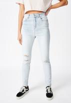 Factorie - The skinny high rise jean - blue