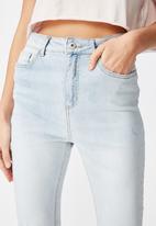 Factorie - The skinny high rise jean - blue