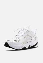 nike m2k tekno silver white