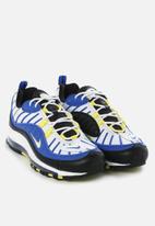 Nike Air Max 98 400 Racer Blue White Black Dynamic Yellow Nike Sneakers Superbalist Com