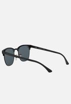 Ray-Ban - Clubmaster metal 51mm sunglasses - black