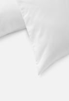 Sheraton Textiles - Egyptian Cotton standard pillowcase set - white 400tc