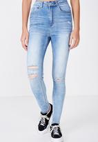 Factorie - The skinny high rise jeans - blue