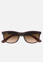 Ray-Ban - Folding wayfarer sunglasses 54mm - brown