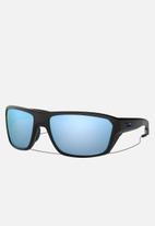 Oakley - Split shot prizm deep h2o polarized lens sunglasses 64mm - matte black