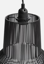 Sixth Floor - Lipsy wire pendant - black