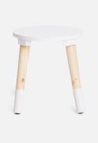 H&S - Playful stool - white
