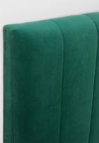 Sixth Floor - Panel headboard - emerald green