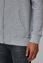 Superbalist - Noel zip through hoodie - grey