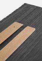 Sixth Floor - Flange trim headboard - Grey