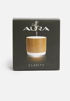 Aura - Clarity diffuser - wood & white