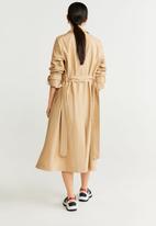 MANGO - Unlined Trench limon - beige