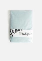 Sixth Floor - Cotton fitted sheet - duck egg