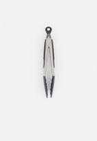 OXO - 9 inch silicone tongs - silver 