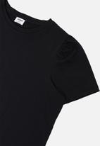 Cotton On - Maternity puff sleeve short sleeve top - black