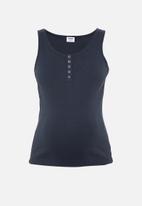Cotton On - Maternity front placket singlet - navy