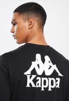 KAPPA - Authentic crew sweat top - black & white