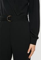 Jacqueline de Yong - Bahati long sleeve jumpsuit - black