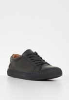 David plain vamp sneaker - black POLO Slip-ons and Loafers ...