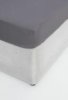 Sixth Floor - Cotton fitted sheet - charcoal