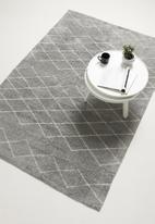 Sixth Floor - Nairi cotton tufted rug - grey