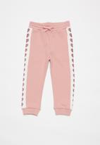 GUESS - Girls active pant - pink & white