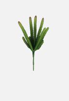 Silk By Design - Single succulent plant - green mauve