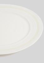 Maxwell & Williams - Vanilla pod round serving platter - white