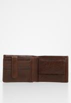 POLO - Hamilton billfold with drivers licence - brown