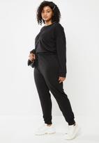 plus size lounge jumpsuit