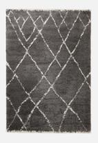 Fotakis - Royal nomadic shaggy rug - grey triangles