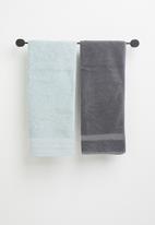 Smart Shelf - Archi wall towel rack - black