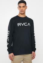 RVCA - Big Rvca long sleeve tee - black