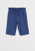 MANGO - Trousers leire - blue